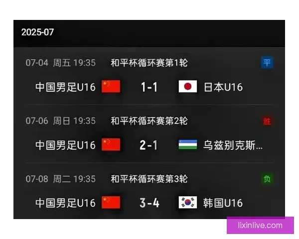 U17国少热身赛2-0力克乌兹别克斯坦 赵松源张伯霖各入一球